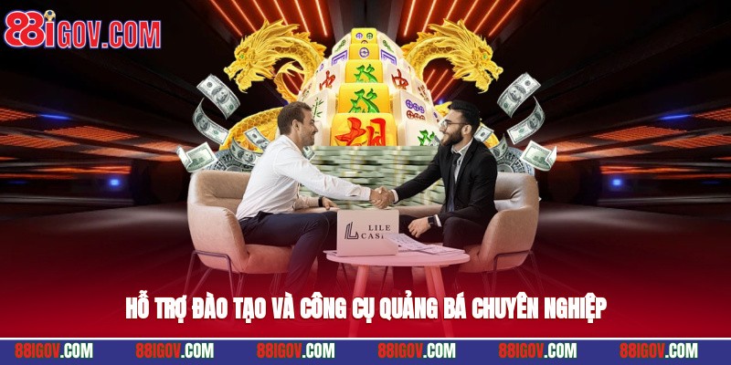 Hỗ trợ đào tạo và công cụ quảng bá chuyên nghiệp
